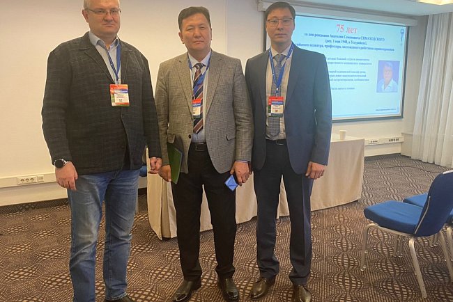 Professor KRSU Sh. Sulaimanov took part in the XXIV Congress of Pediatricians of Russia