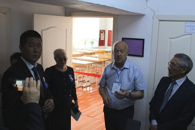 KRSU made a gift to the school on the occasion of the anniversary