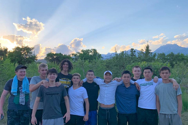 На геологической практике