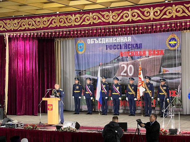 20 years of the airbase «Kant»: the KRSU delegation congratulated the military personnel