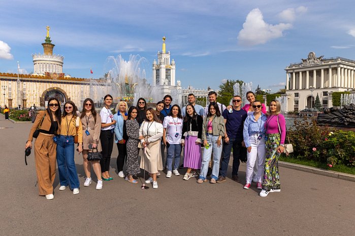 Leading specialist of the KRSU Olympic Institute Samrat Karachev visited a blog tour of Moscow organized by Rossotrudnichestvo