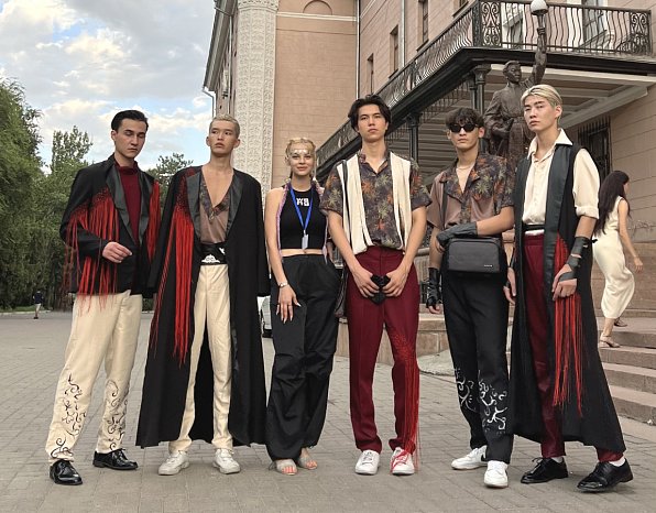 KRSU graduate Anna Tiro won the World Nomad Fashion Festival