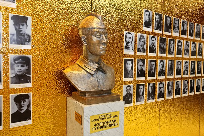 Exhibition about border guards in the Museum of Hero of the Soviet Union Ch. Tuleberdieva