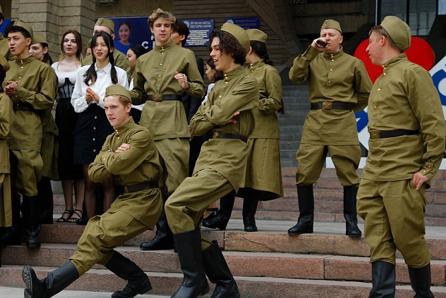 Dance through time: Victory Waltz in KRSU