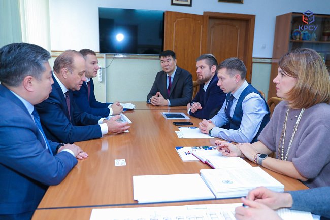 The management of KRSU met with the delegation of the IPA CIS Council