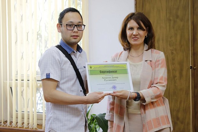 Success of KRSU students: awards at the CIS Environmental Olympiad'