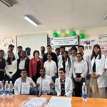Interuniversity scientific and theoretical student conference with the participation of foreign students at the Department of Microbiology and Virology of the Medical Faculty KRSU