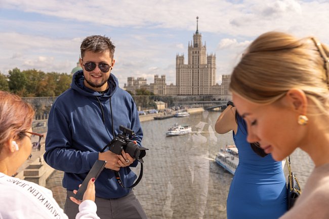 Leading specialist of the KRSU Olympic Institute Samrat Karachev visited a blog tour of Moscow organized by Rossotrudnichestvo