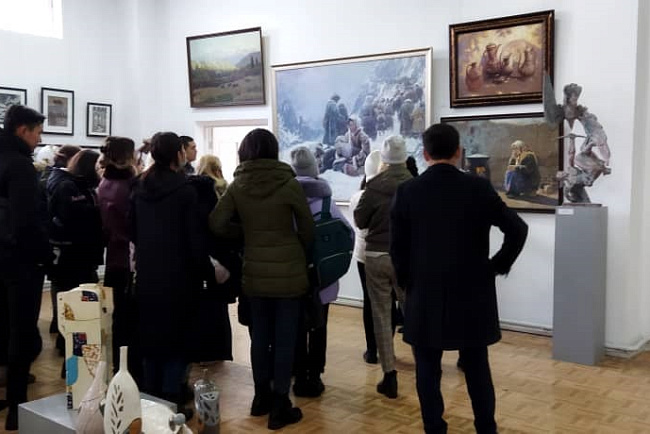 Посещение музея Академии художеств