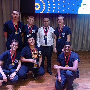 The KRSU team won the cup at the VII Pediatric Games!