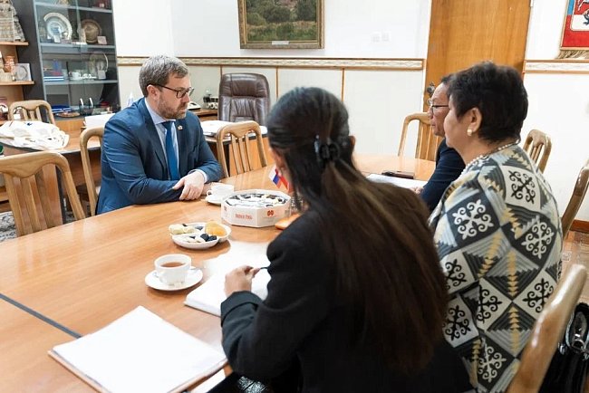 Acting by the Rector of KRSU met with representatives of the National Academy «Manas»
