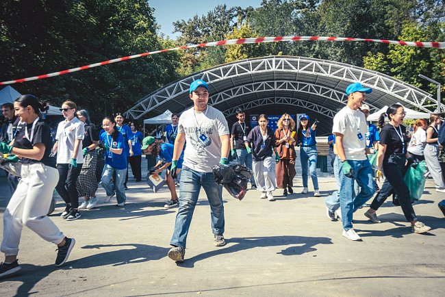 KRSU students took part in the international project «Clean Games»