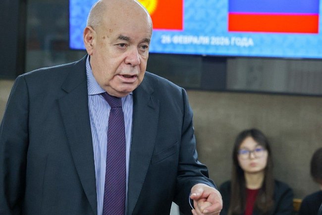 Special Representative of the President of the Russian Federation Mikhail Shvydkoy visited KRSU