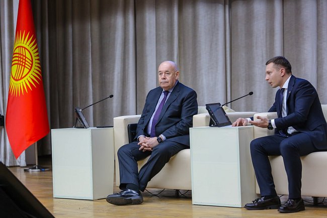 Mikhail Shvydkoy met with students of KRSU: culture, technology and the future of cooperation