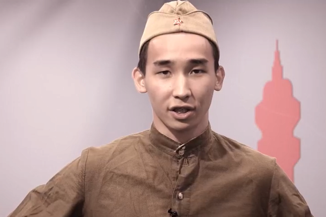 KRSU students take part in the international online marathon «Heirs of Victory»