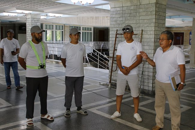KRSU has begun a major renovation of the second floor foyer of the main building