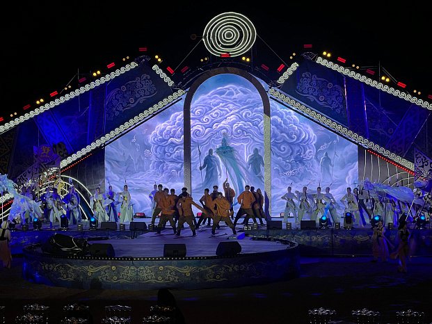 Representatives of KRSU participate in the cultural program of the IV World Nomad Games