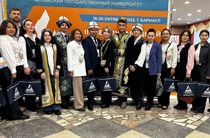 KRSU employees represent Kyrgyzstan at the III International Forum «Altai roots of Turkic civilization»