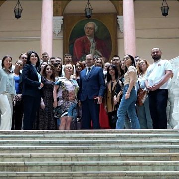 Students and teachers of Slavic universities took a course on media communications