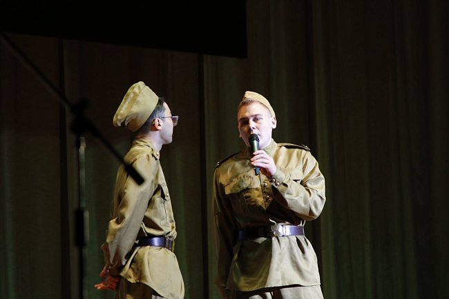 The festival of student creativity «Let's bow to those great years» was held at KRSU