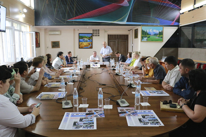 Встреча в Кыргызско-Российском Славянском университете