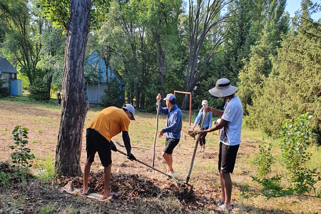 На геологической практике