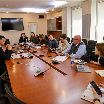KRSU hosted a working meeting between Rector Sergei Volkov and representatives of the State Corporation «Rosatom»