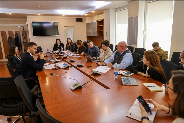 KRSU hosted a working meeting between Rector Sergei Volkov and representatives of the State Corporation «Rosatom»