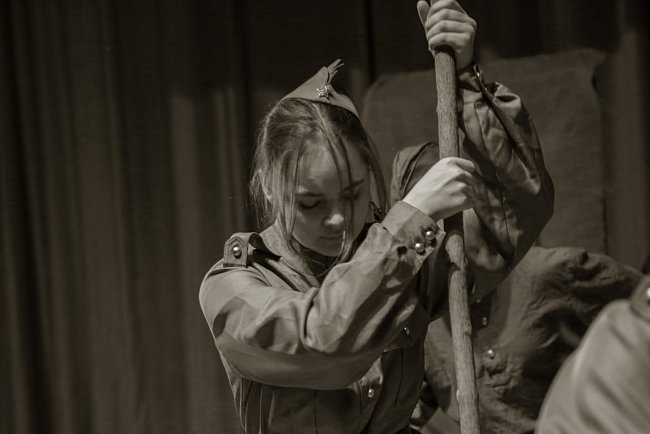KRSU is preparing for the premiere of a touching production «And the dawns here are quiet...»