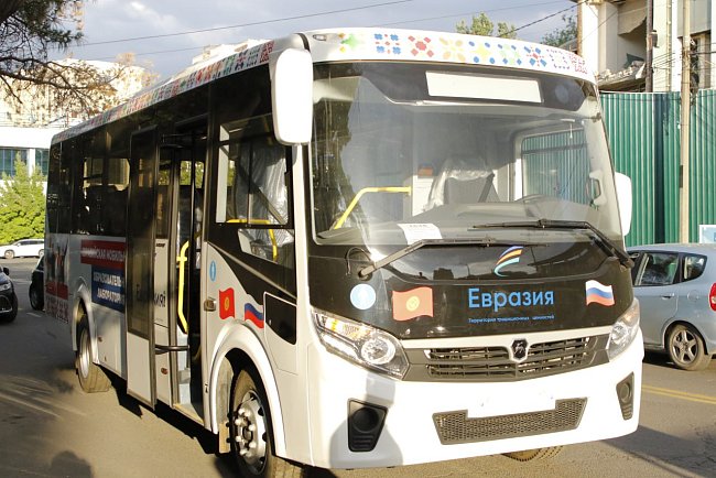 The KRSU car fleet has been replenished with a new bus!