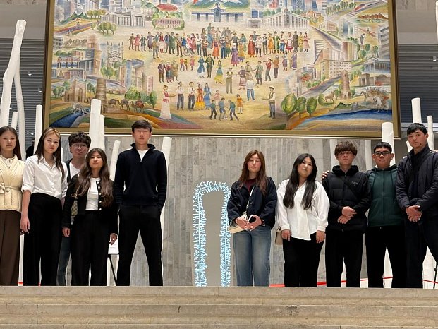 Students of the Faculty of Law of KRSU visited the National Historical Museum of the Kyrgyz Republic.