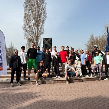 KRSU hosted a traditional jog with acting by Rector Sergei Volkov