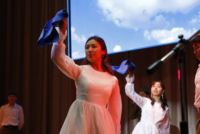 The festival of student creativity «Let's bow to those great years» was held at KRSU