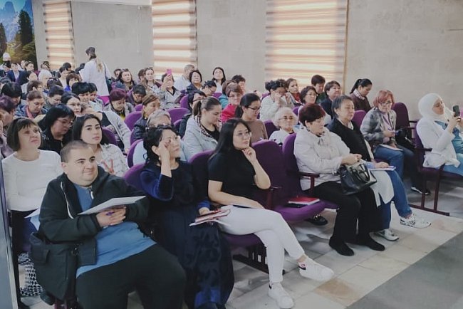 KRSU specialists conduct training conferences for doctors in Kyrgyzstan