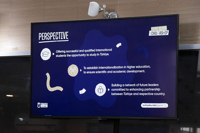 Cтудентам, магистрантам и аспирантам КРСУ рассказали о Государственной программе «Стипендии Турции»