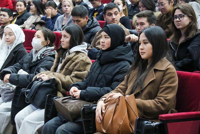 Meetings of students with representatives of the Ministry of Internal Affairs of the Kyrgyz Republic continue at KRSU