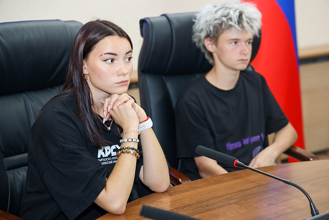 Олимпийская чемпионка Алла Шишкина встретилась со студентами КРСУ