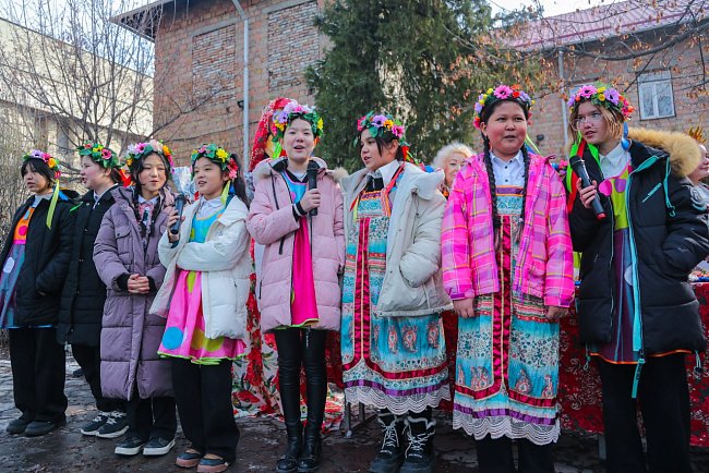 Maslenitsa was celebrated at the KRSU School