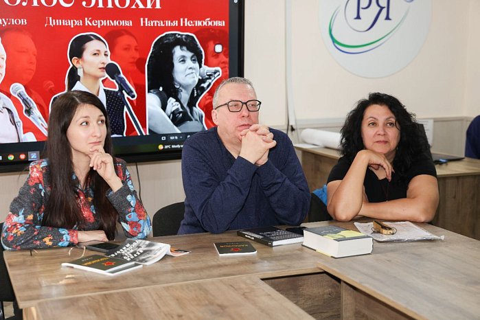 Poets and musicians of the project «Voices of the era» and the National Writers' Union were accepted by the Faculty of Humanities