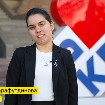 Pride of KRSU: Zulfiya Sharafutdinova entered the top 5 best students of KRSU in social activities