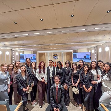 Students of the Department of International Journalism KRSU visited the Jogorku Kenesh of the Kyrgyz Republic