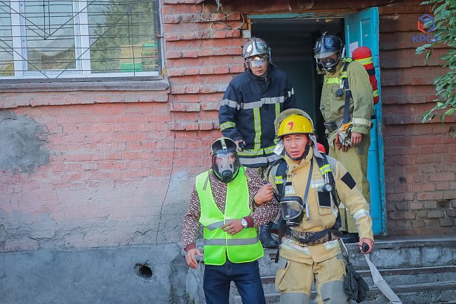 A large-scale republican fire-fighting exercise took place at KRSU