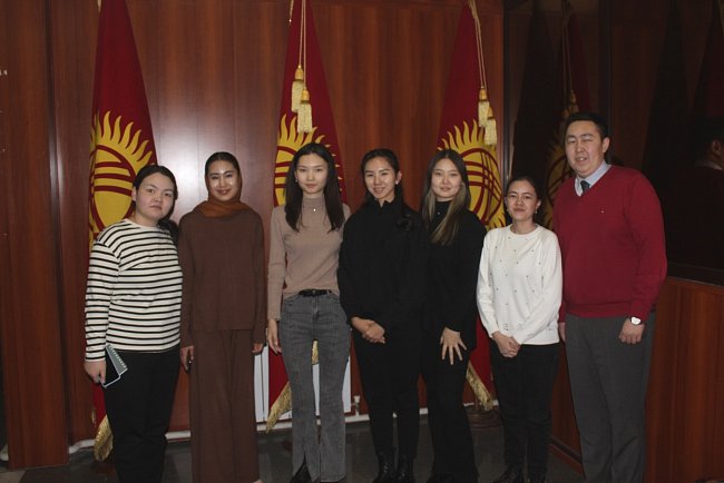 KRSU students were told about public service in Kyrgyzstan
