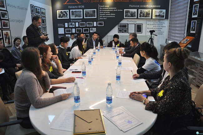 KRSU students spoke at the conference «900 days of courage, perseverance and heroism»