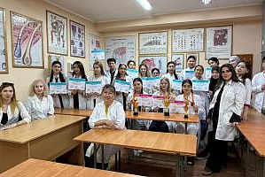 проведенной Олимпиаде кафедры гистологии, эмбриологии, цитологии «Знатоки гистологии «Что? Где? Почему?» имени Рыскулова А.Р.  16.05.2026