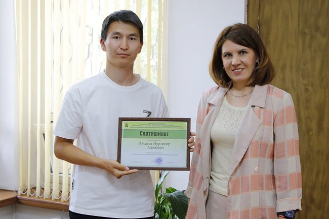 Success of KRSU students: awards at the CIS Environmental Olympiad'