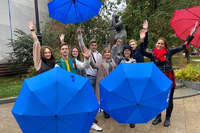 Philology students KRSU took part in the International Competition of Oratory and Expressive Reading at RUDN University