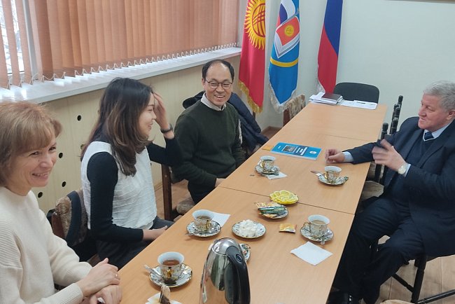Schoolchildren in Kant were told about the prospects of studying at KRSU