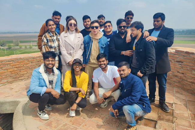 Иностранные студенты КРСУ посетили башню Бурана