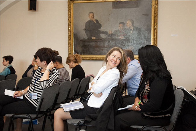 Участие А.Т. Омуркановой и Ю.М. Горяйновой в образовательной программе "История Государства Российского" (Санкт-Петербург, Россия)